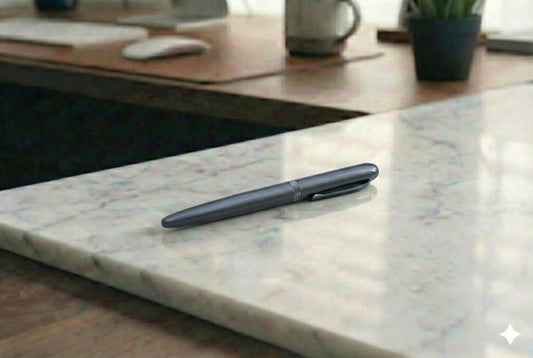 Minimalist Grey Signature Pen