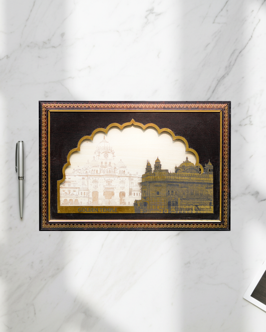 Golden Temple Framed Artwork | 13X19 |